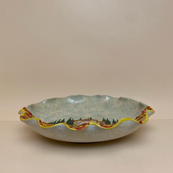 PA215B 35 - Undulated centerpiece cm. 35